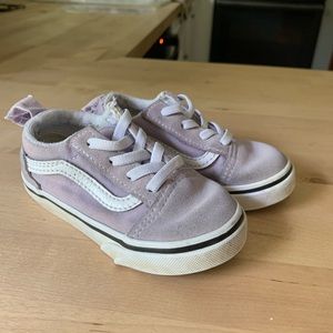 Vans toddler size 7 - Lavender color - Still in great shape!